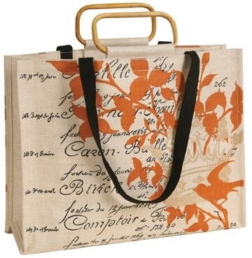 Jute Tote Royal Ledger