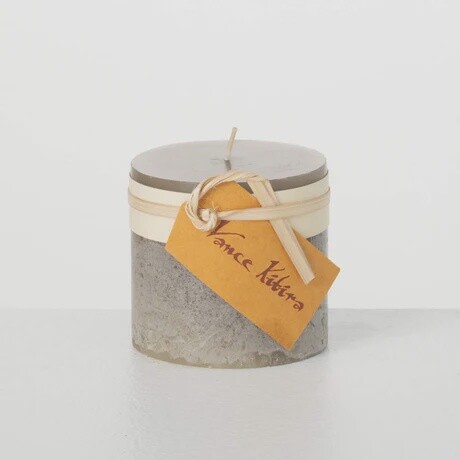 Pillar Candle - Desert Taupe, Size: 3.25&quot;