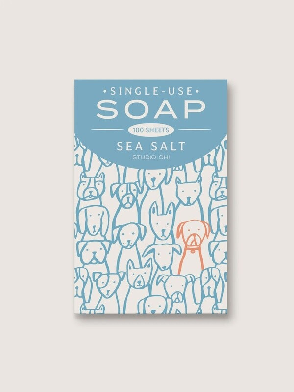 Single Use Soap Sheets - Sea Salt Scent