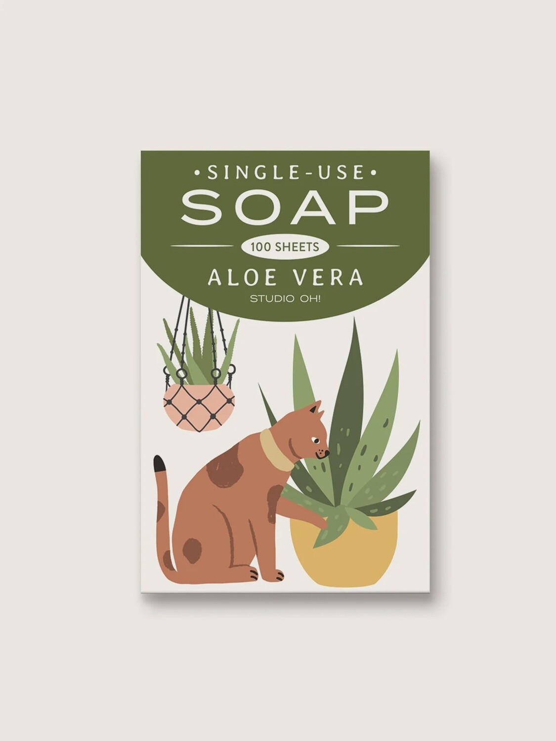 Single Use Soap Sheets - Aloe Vera Scent