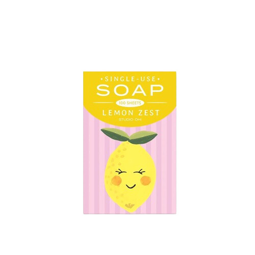 Single Use Soap Sheets - Lemon Zest Scent