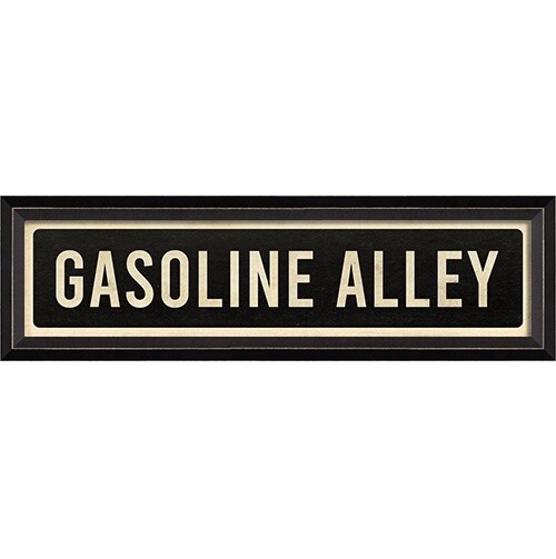 Gasoline Alley Street Sign