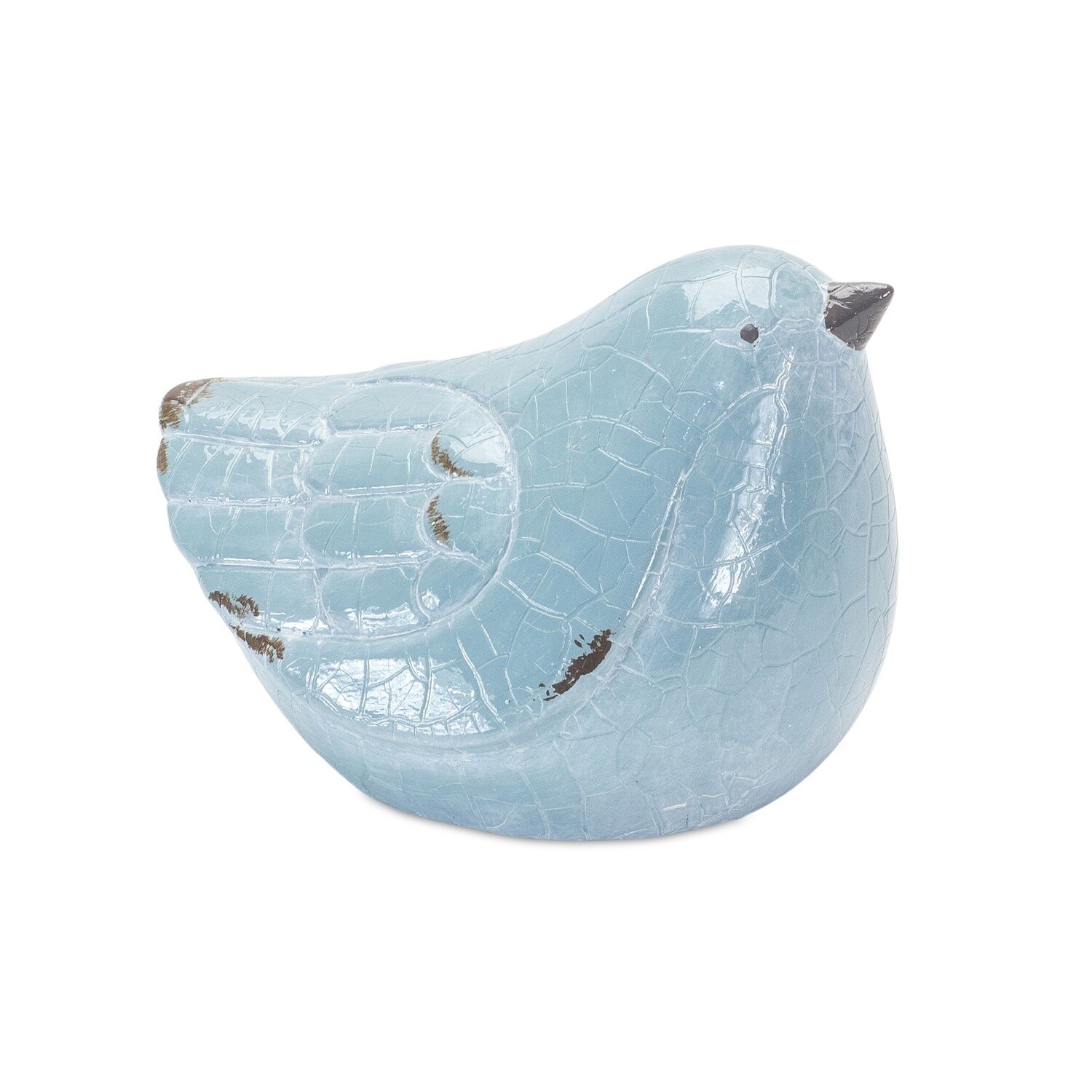 Blue Bird - Terra Cotta, Shape: Tail up
