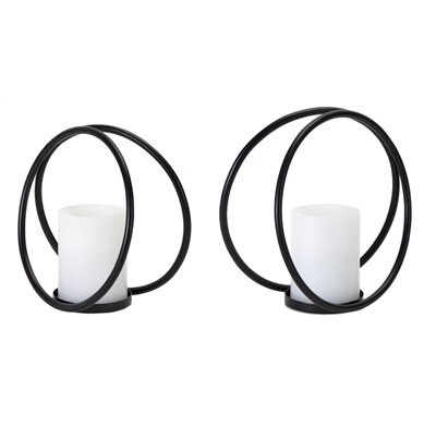 Double Circle Candle Holder