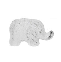 Mini Elephant - Cast Iron, Color: White