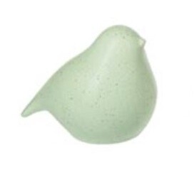 Smooth Stoneware Bird, Color: Mint