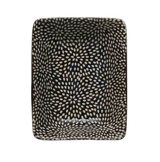 Small Glazed Dish, Pattern: Speckled