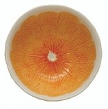 Hand-Painted Citrus Bowl, Color: Orange