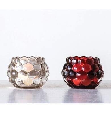 Vintage Style Glass Votive