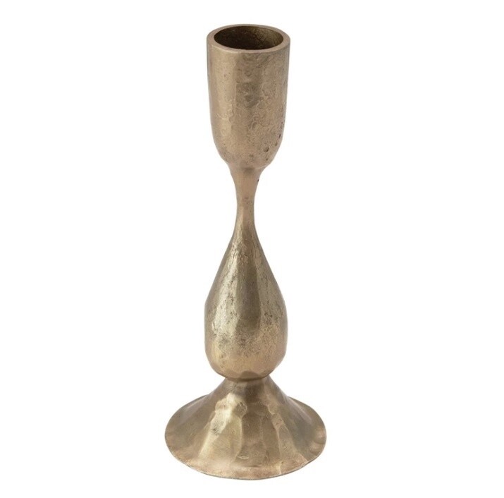 Hand-Forged Brass Candlestick