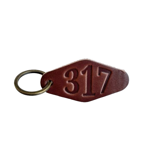 Leather Motel Keychain