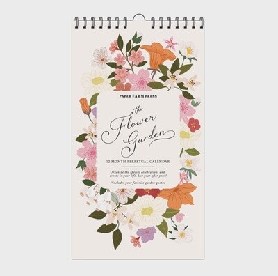 Flower Garden Perpetual Calendar