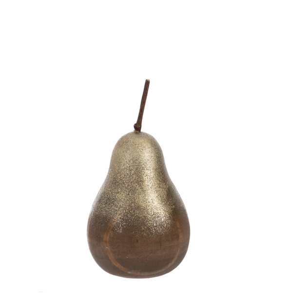 Golden Pear Decor, Size: Small