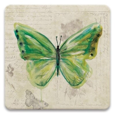 Butterfly Sketch Coaster - Square