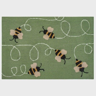 Buzzy Bees Indoor/Outdoor Rug 2&#39;x3&#39;