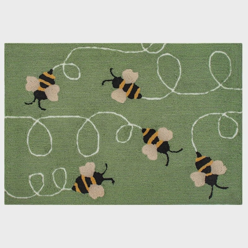 Buzzy Bees Indoor/Outdoor Rug 2&#39;x3&#39;