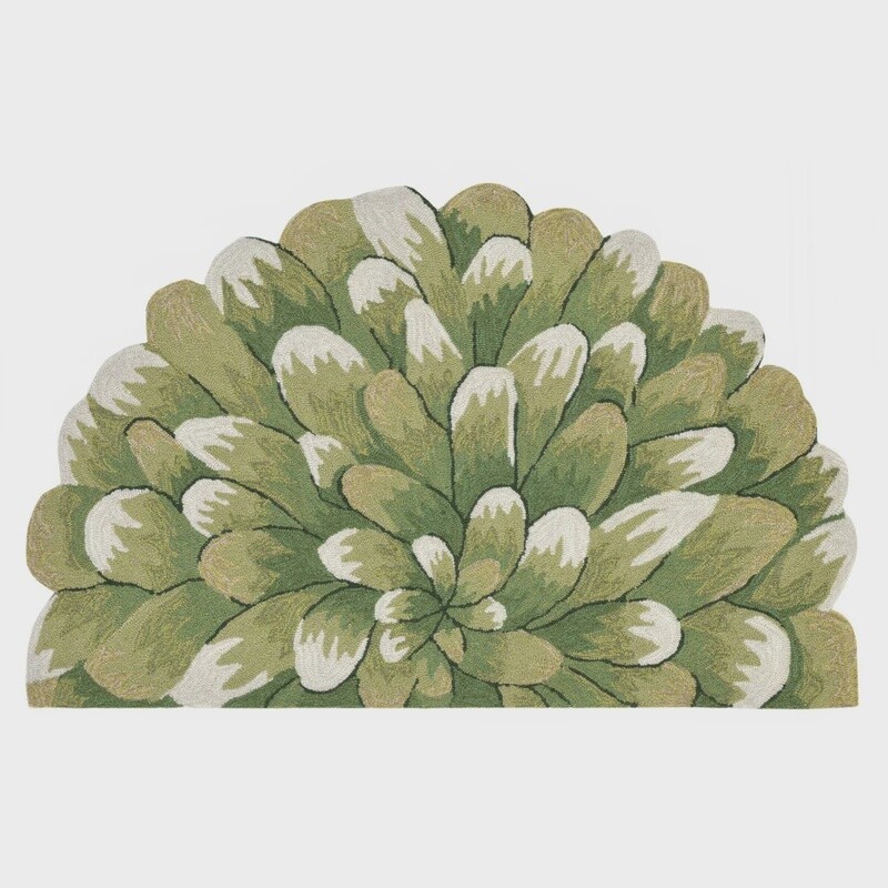 Mum Green Indoor/Outdoor Rug 2&#39;x3&#39;