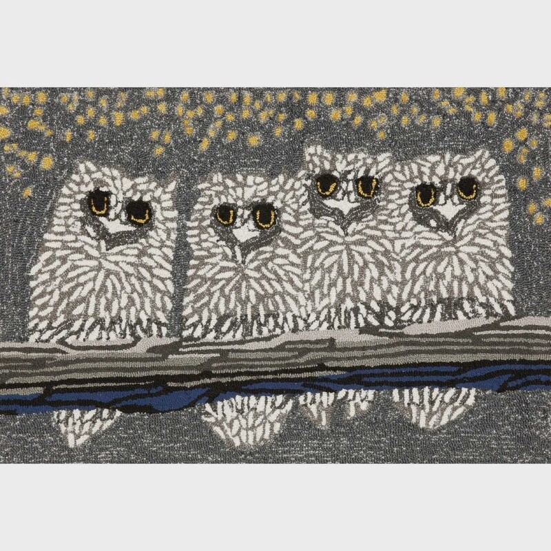 Owls Indoor/Outdoor Rug 2&#39;x3&#39;