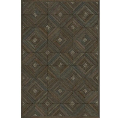Close Eyes &amp; Think Vinyl Floor Mat 20x30