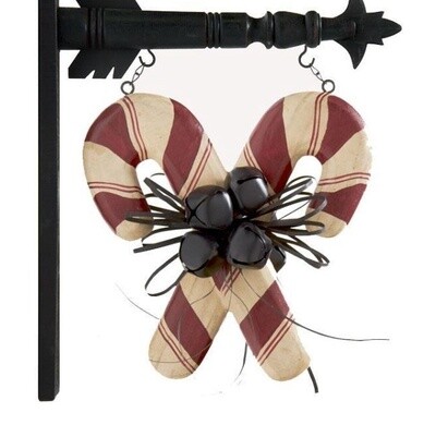 Candy Cane Hanging Sign