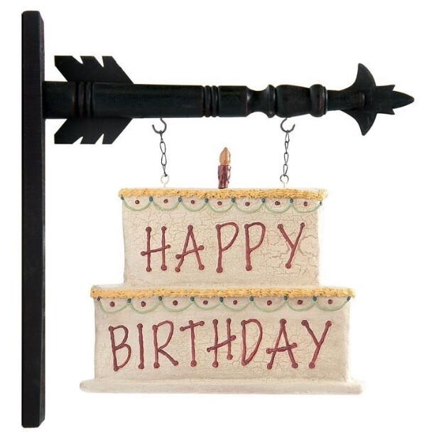 Happy Birthday Hanging Sign