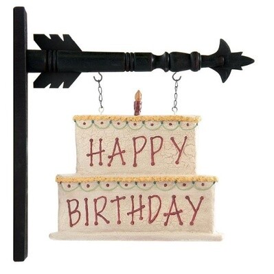 Happy Birthday Hanging Sign