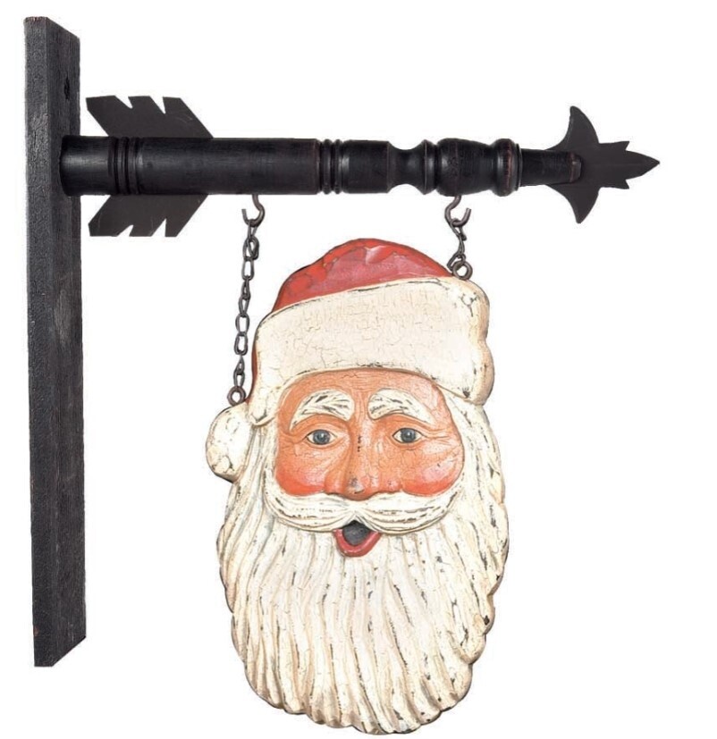 Santa Hanging Sign