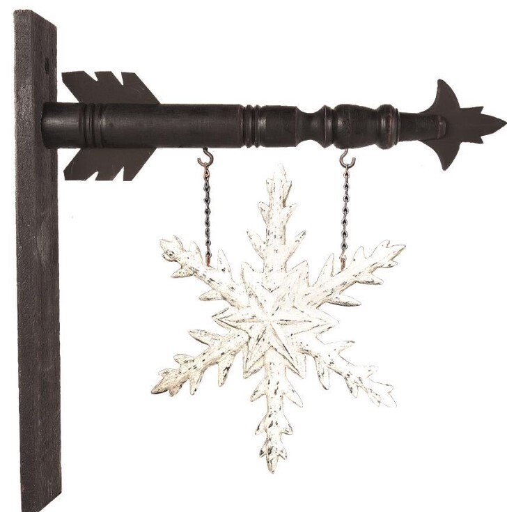 Snowflake Hanging Sign