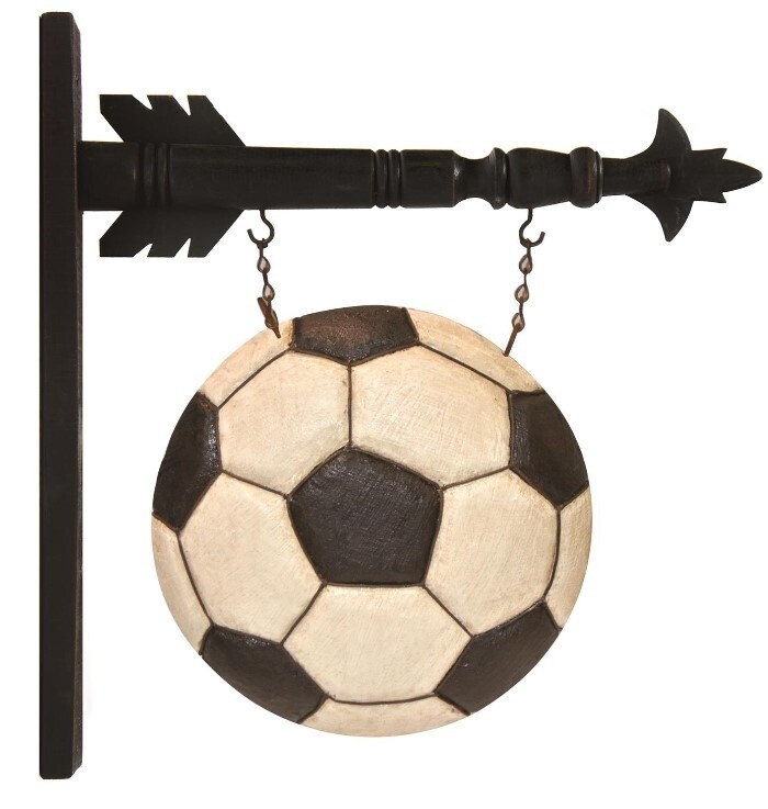 Soccer Ball Hanging Sign