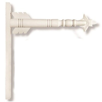 White Arrow Bracket