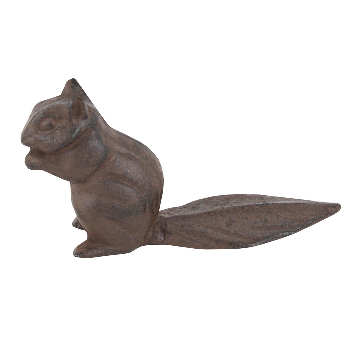 Rust Chipmunk Door Stop - Cast Iron