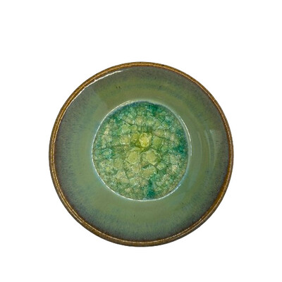 Geode&#39; Ring Dish - Textured Turquoise