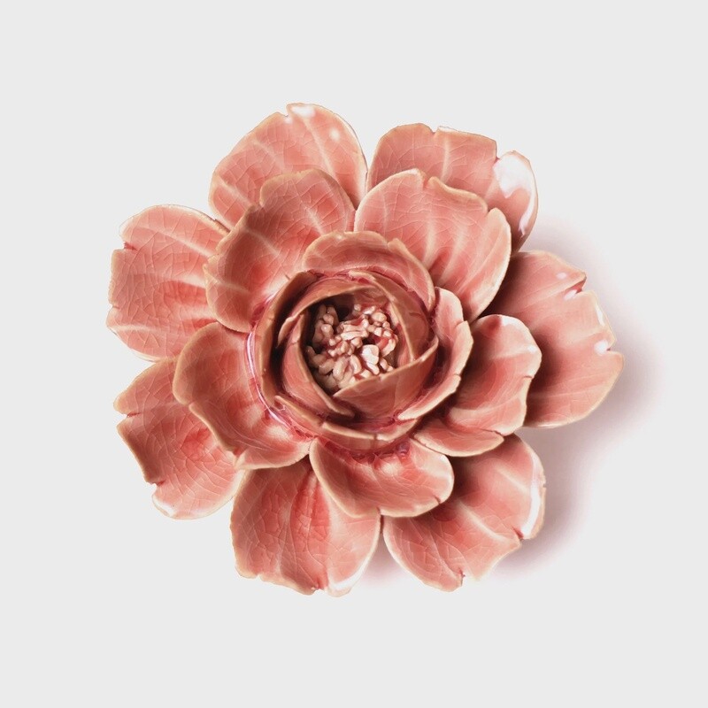 Ceramic Flower - Rose Pink