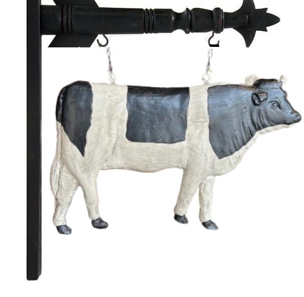 Cow Hanging Sign
