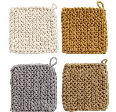 Crocheted Cotton Trivet