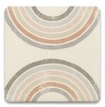 Over the Rainbow Coaster - Square, Style: Double Rainbow