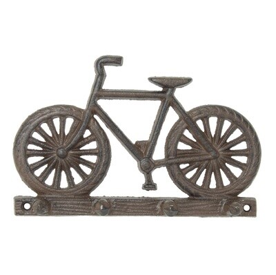 Bicycle Wall Hook Key Holder - Cast Iron