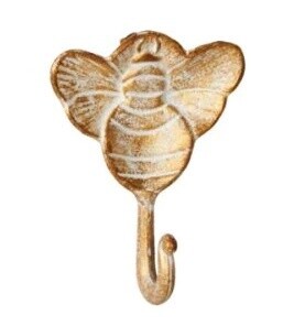 Bee Wall Hook - Cast Iron