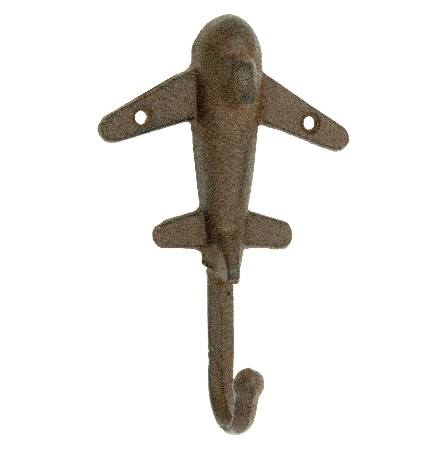 Airplane Wall Hook - Brown, Cast Iron