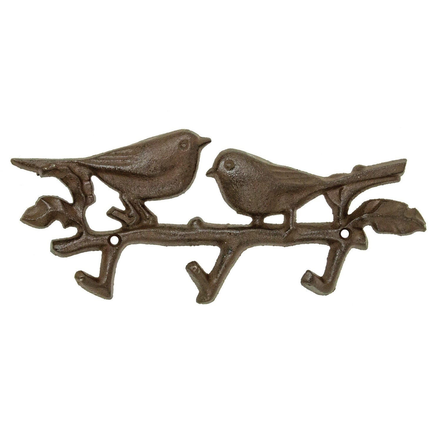 Bird 3 Hook Rack - Cast Iron