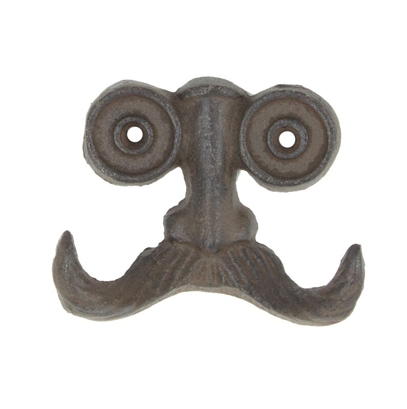 Mustache Wall Hook - Cast Iron