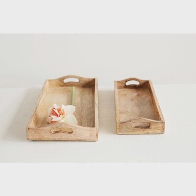 Rectangular Mango Wood Tray