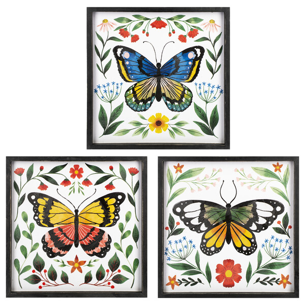Textured Butterfly Wall Decor