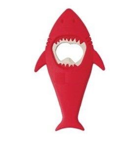 Shark Bottle Opener, Color: red