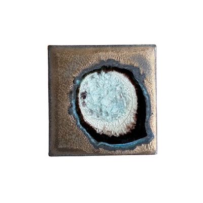 Geode&#39; Glass Coaster - Bronze