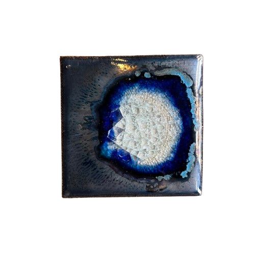 Geode&#39; Glass Coaster - Tin Man