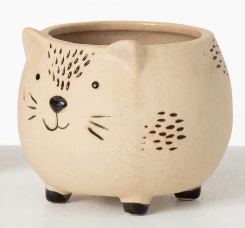 Happy Cat Planter, Size: Large
