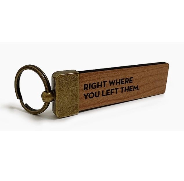 Keychain: Right Where Left Them