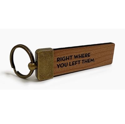 Keychain: Right Where Left Them