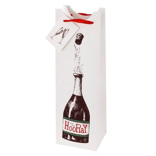 Hip Hip Hooray Wine or Champagne Bag